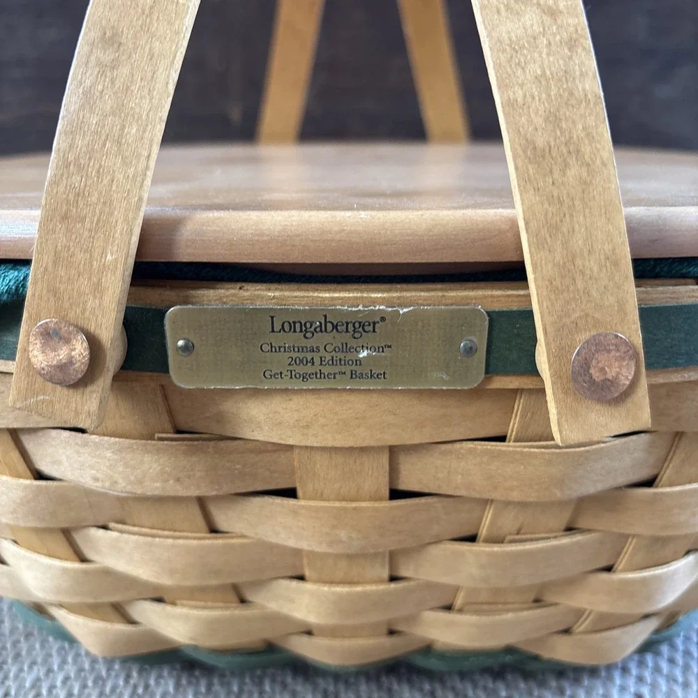 Longaberger Christmas Collection (2004) Get Together Basket Combo